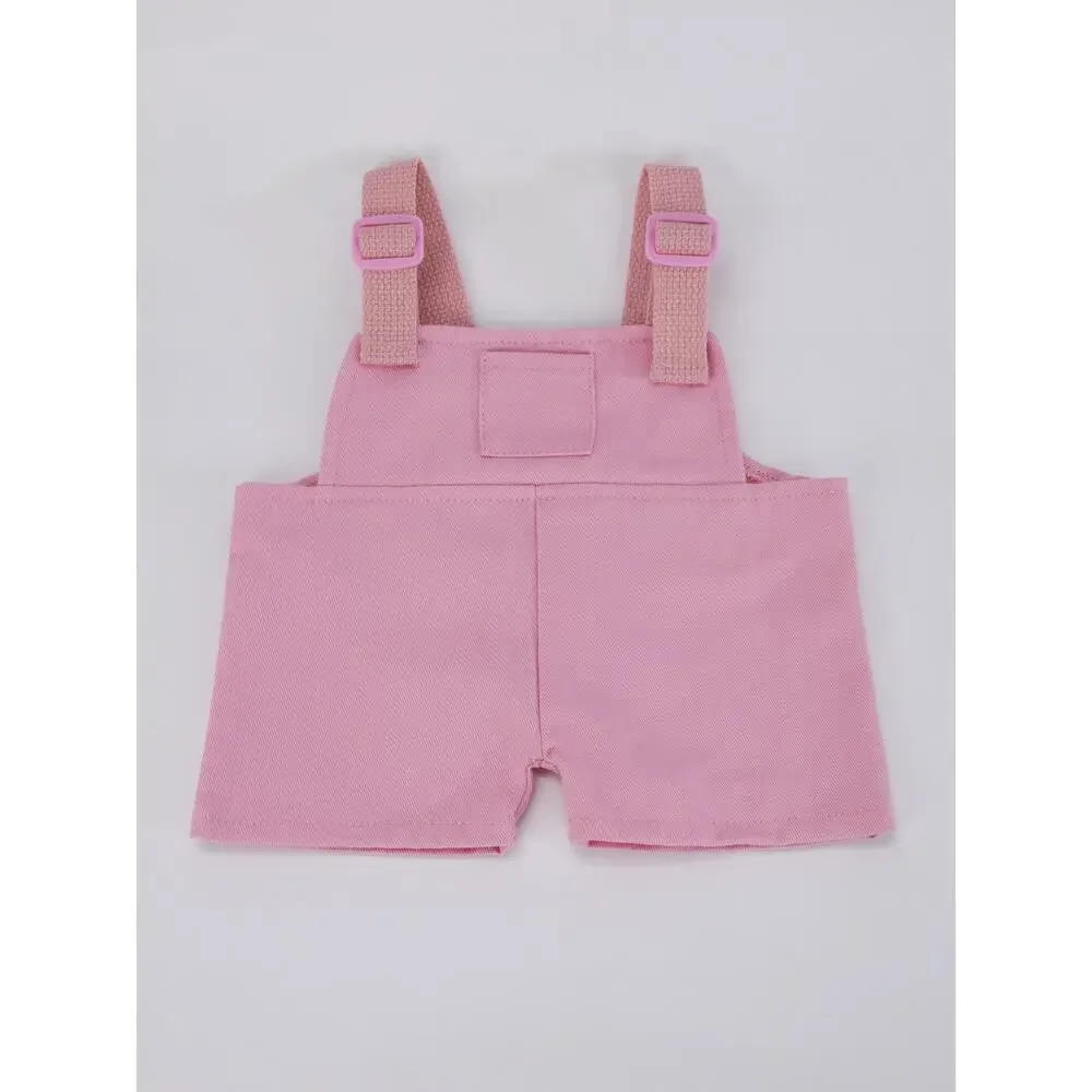 Large Bartholomew Bear clothes outfits - Pink Overalls